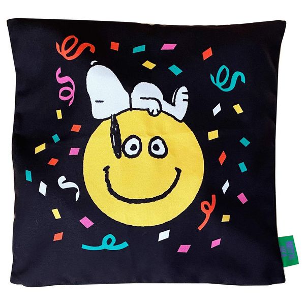 Peanuts Nostalgica Cushion Cover Nap Black SNAP3485N