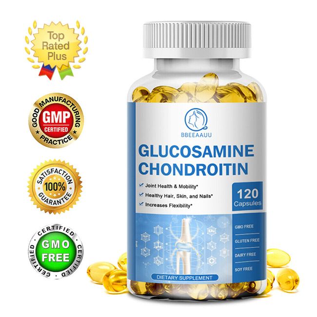 Glucosamine Chondroitin MSM With Vitamin D3 Triple Strength Joint Support 3000mg