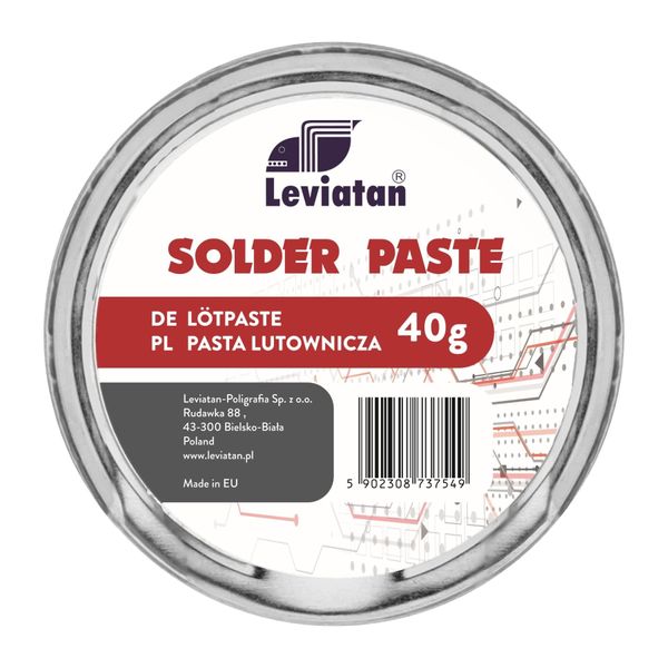 D.RECT - Solder Paste | Solder Paste SMD | Solder Grease Can as Flux for Soft Soldering for Soldering Surface - Mountable Components, 40 g silver