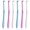 LOVEWEE End-Tuft Tapered Trim Toothbrush, 6 PCS Tufted Toothbrush Interspace Brush Wisdom Gap Toothbrush for Orthodontic Braces Bridges Line and Detail Cleaning