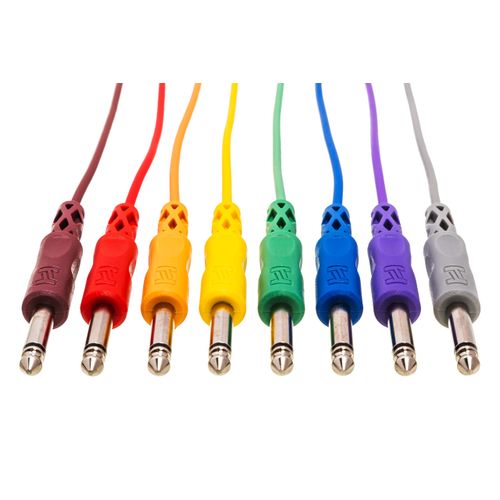 HosaTech CPP-830 1ft 1/4 inch TS to Same Unbalanced Patch Cable
