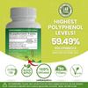 Organic Citrus Bergamot 1000 mg USDA Certified Polyphenols Vegetarian 90 Capsules, 90 Packets