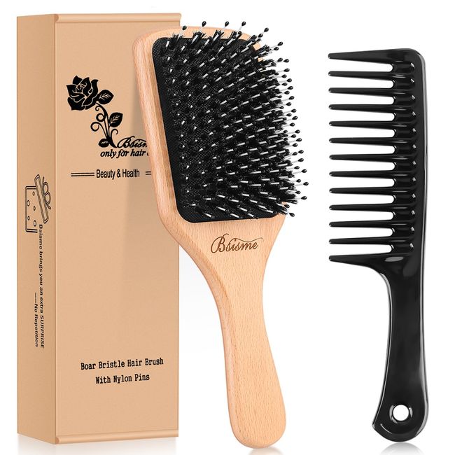 Nylon Professional Hairbrush for fine, thin, damaged & short hair