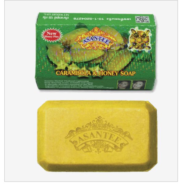 Asantee Carambola [Star Fruit] & Honey Natural Deep Cleansing Soap 125g