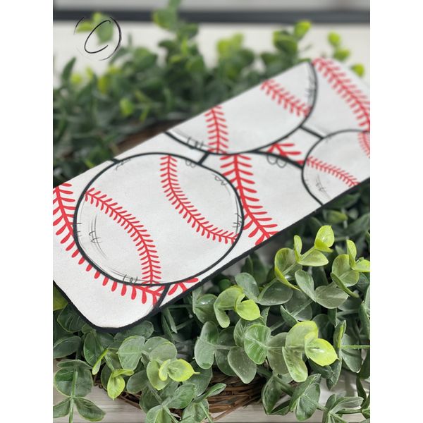 Hand Drawn Baseballs Slap Wrap Can Cooler