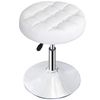 Round Vanity Stool Chair Adjustable 360°Swivel Makeup Ottoman Stool for Bedroom