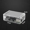 SB Components Premium Case for Raspberry Pi 3 B+, 3, 2B and 3.2" TFT LCD Protective Raspberry Pi & LCD Case Cover - Clear
