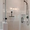 Splash Home Jasmine Eco-Friendly Shower Squeegee, Black