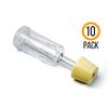 (10 Pack) Three-Piece Airlock and Drilled #6 Stopper Fermentation Beer Making Wine Making Kombucha Fits Gallon Jugs