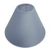 K LIVING 14" Coolie Ceiling, Table lamp shade Grey
