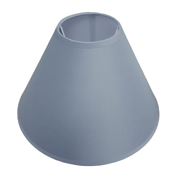 K LIVING 14" Coolie Ceiling, Table lamp shade Grey