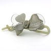 Sparkly Butterfly Celluloid Hair Barrettes, Black