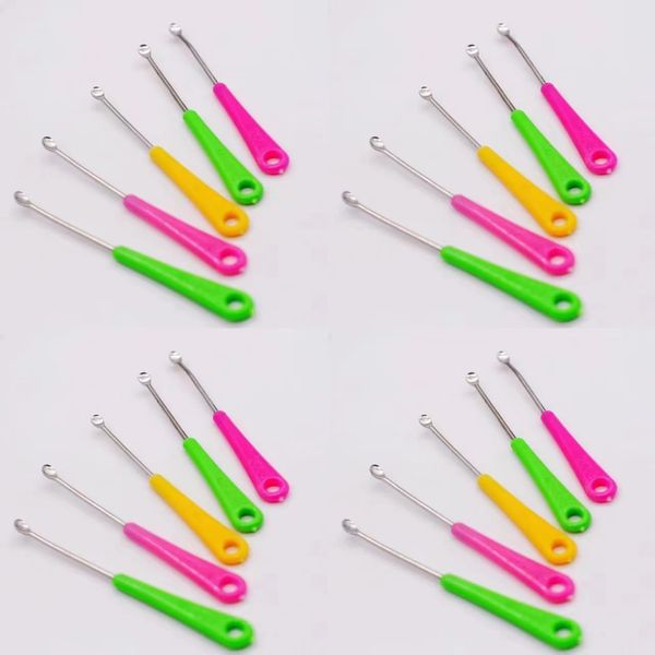 20Pcs Multicolou Earwax Cleaners, Portable Curette Earpick, Ear Care Ear Wax Removal Tools, Mini Ear Spoon Ear Cleaning Tools Color Random Earwax Removal ProductsEarwax Removal Products