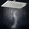 High Pressure Adjustable 8” Rain Square Shower Head with Handheld Spray Combo