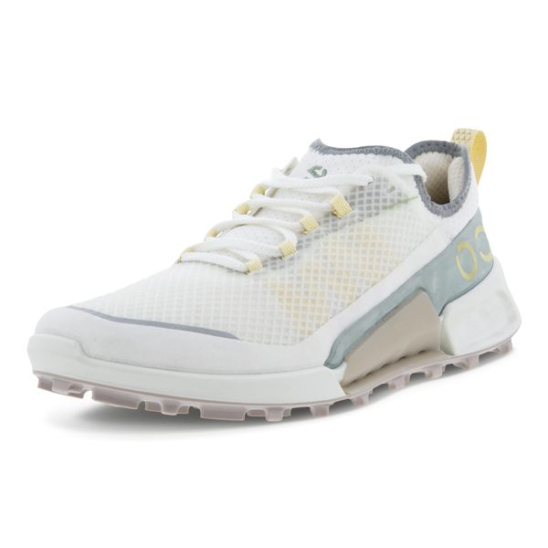 ECCO Women's Biom 2.1 Low Textile Trail Running Shoe, Bright White/Bright White/ICE Flower Nubuck, 11-11.5