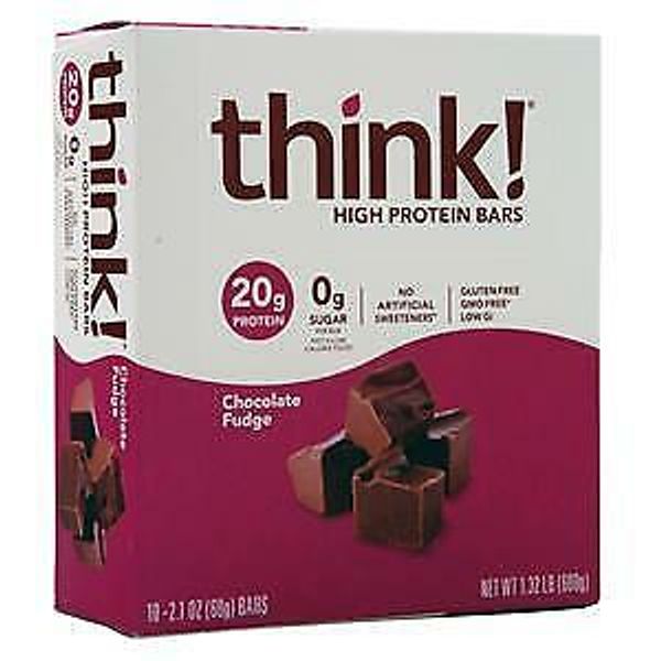 Think! think! High Protein Bar Chocolate Fudge 10 bars