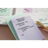 3M Post-it(R) Lined Notes, 4in. x 6in., Assorted Pastel Colors, Pack Of 5