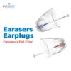 EARasers Noise Cancelling Earplugs - Reusable Noise Reduction Musicians Earplugs for Concerts, Djs – 19dB Peak Reduction