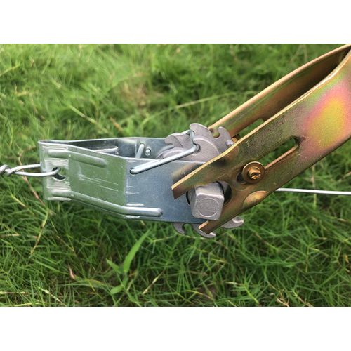 Fence Tensioner Ratchet Handle, Electric Fence Tightener Handle for Agricultural Fence Strainer. Gold