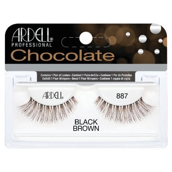 (3 Pack) ARDELL Professional Lashes Chocolate Collection - Black Brown 887