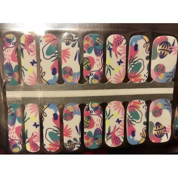 Color Nail Polish Strips, 16ct. PASTEL EASTER. Read Description Below