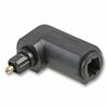 Cable-Tex TOSlink Optical Audio 90 Degree Right Angle Connector