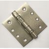 3 TOTAL Emtek Solid brass Hinge pair in Satin Nickel 4.5"x4.5"