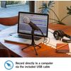 Samson Technologies Q2U USB/XLR Dynamic Microphone Recording and Podcasting Pack (Includes Mic Clip, Desktop Stand, Windscreen and Cables), Silver