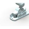 W4 Sprung Static Caravan Door Retainer Catch
