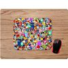 CHARACTER STICKER COLLAGE CUSTOM MOUSE PAD GAMING COMPUTER HOME OFFICE DESIGN1