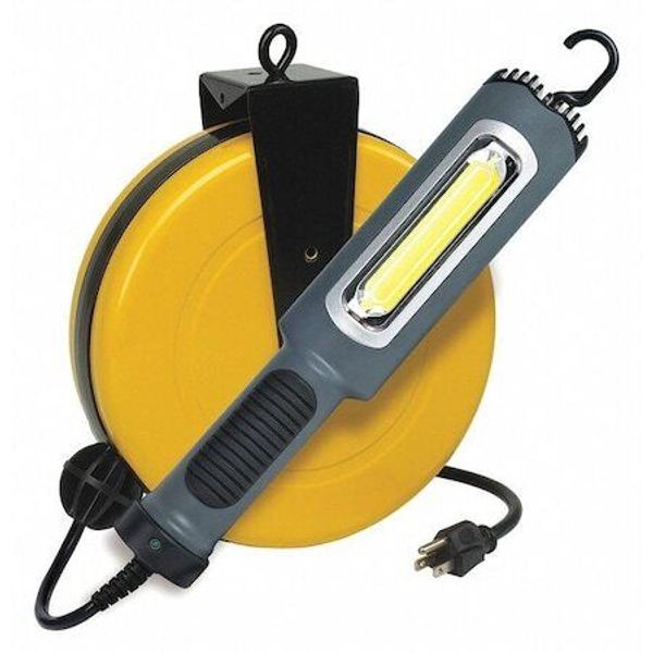 Lumapro 436H01 Extension Cord Reel With Hand Lamp No Receptacle Amps 0 Outlets