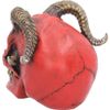 Nemesis Now Tenacious Demon Skull Figurine 13.3 Centimeter,Red
