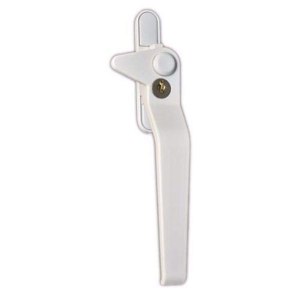 uPVC Window Handle Avocet Cockspur Window Handle, Right, 9mm Backset, White Double Glazed Avocet Cockspur uPVC Window Handles - White