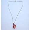 7UP Can Charm Necklace with Small Red