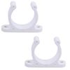 2 Pack 45mm Polyamide Tube Storage Clip Paddle Boat Hook Pole Tool Plastimo