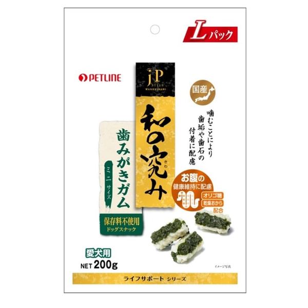 JP Style Dog Treats JP Style Japanese Toothpaste Gum Mini [Made in Japan] 7.1 oz (200 g)