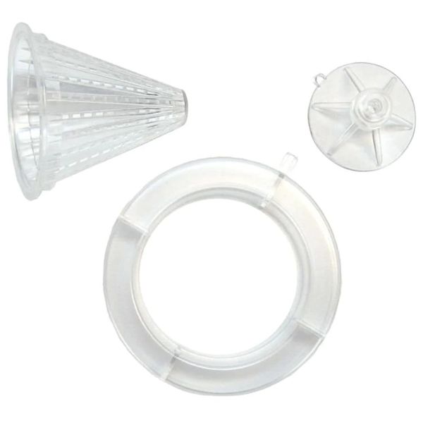 Lee`s Aquarium 4 Way Cone Worm Feeder 3 Pc