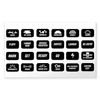 CafePress Mini Toggle Switch Labels Sticker Rectangle Bumper Sticker Car Decal