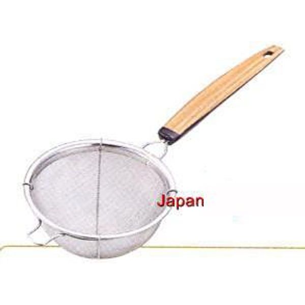 JapanBargain 2459x2, Set of 2 Japanese Fine Mesh Tea Strainer with Handle Stainless Steel Small Sifter For Drinks, Cocktails, Coffee and Matcha, Made in Japan