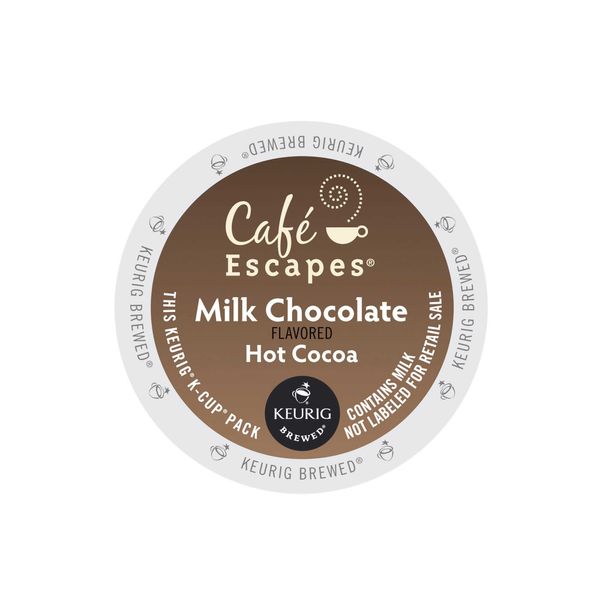 Green Mountain Cafe Escapes Milk Chocolate Hot Cocoa K-Cup