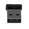 StarTech.com Bluetooth Adapter - Mini Bluetooth 4.0 USB Adapter - 50m/165ft Wireless Bluetooth Dongle - Smart Ready LE+EDR (USBBT1EDR4),Black
