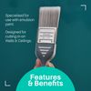 Harris Ultimate Blade Paint Brushes | 3 Brush Pack | Cutting-In & Control | 1",1.5", 2"