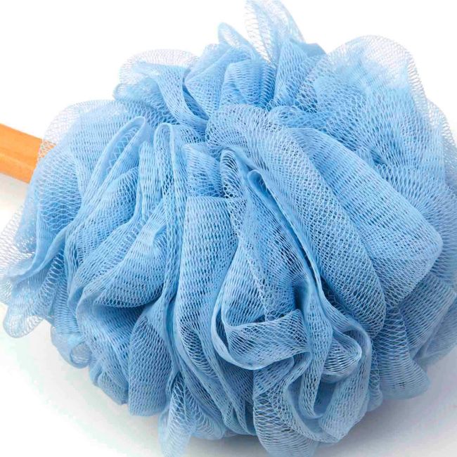 Lufa Back Scrubber for Shower, Anti-Slip Long Handle Bath Sponge