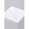 Elli Halskette Damen Plättchen Anhänger Basic Geo Look in 925 Sterling Silber