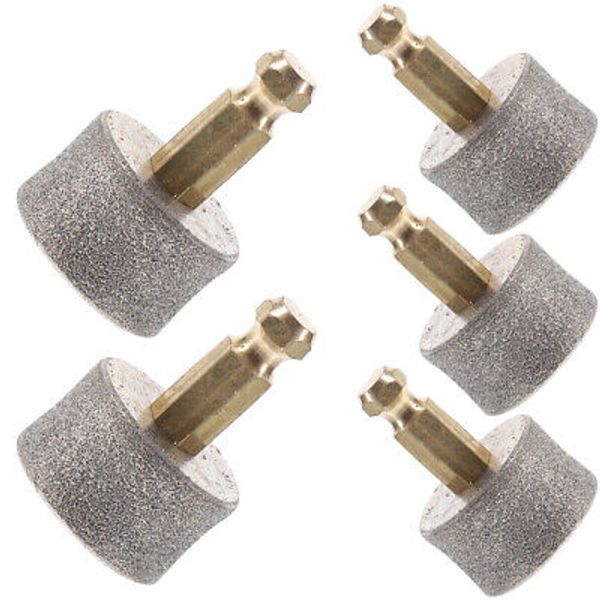 5 Pcs Nail Polisher Replacement Head Pet Grinding Wheel Grinder