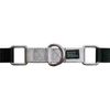 Freedom No-Pull Harness and 4-Configuration Training Leash Package (1" Wide Medium (23"-28"), Black with Silver)
