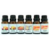 Crazy Candles 6 Bottles Set (Made in USA) Mandarin, Orange Blossom, Orange Satsuma, Pineapple Tangerine, Tangerine, Tangerine Mango 1/2 FL Oz Each (15ml) Premium Grade Scented Fragrance Oil