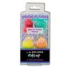 LA COLORS 4PC MINI MAKEUP Blending Sponges NEON BRIGHTS