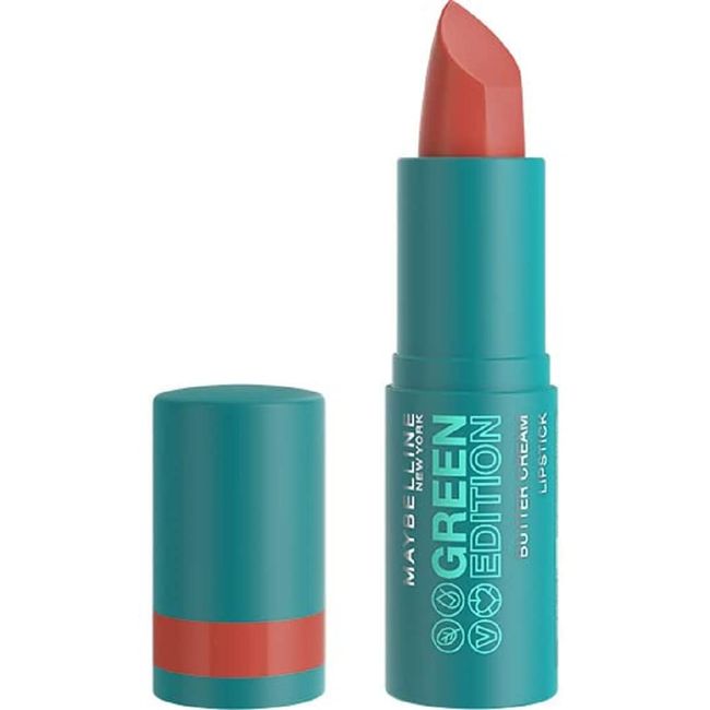 Maybelline New York Green Edition Buttercream Lipstick 007 Garden, 3,4 g