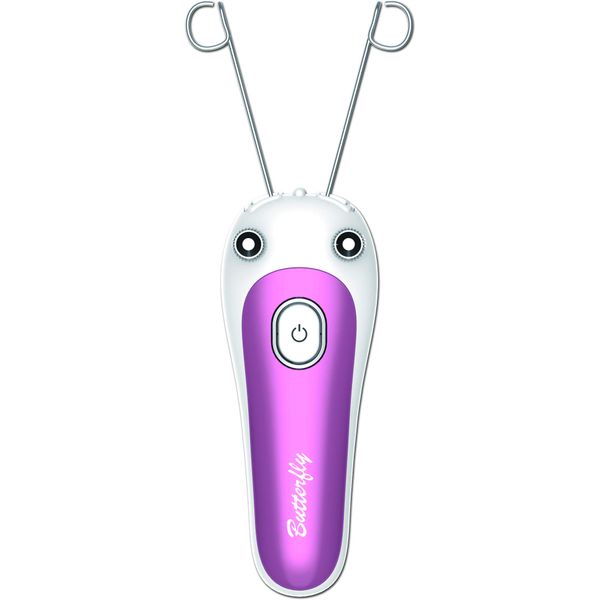 Butterfly Hair Removal System. Thread Machine for Facial and Body Hair Removal with Rechargeable Battery